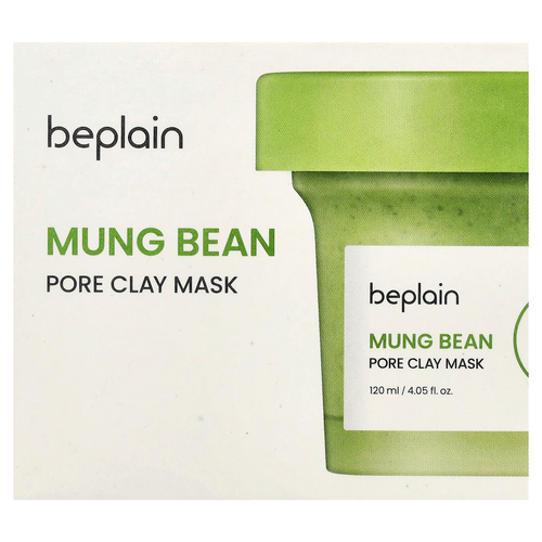 Beplain, Mung Bean, маска для красоты с глиной для пор, 120 мл (4,05 жидк. унц.)