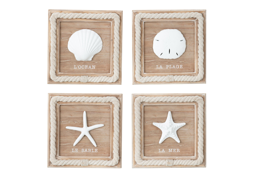 Панно "Ракушка" в ассортименте 25,4x3,4x25,4см