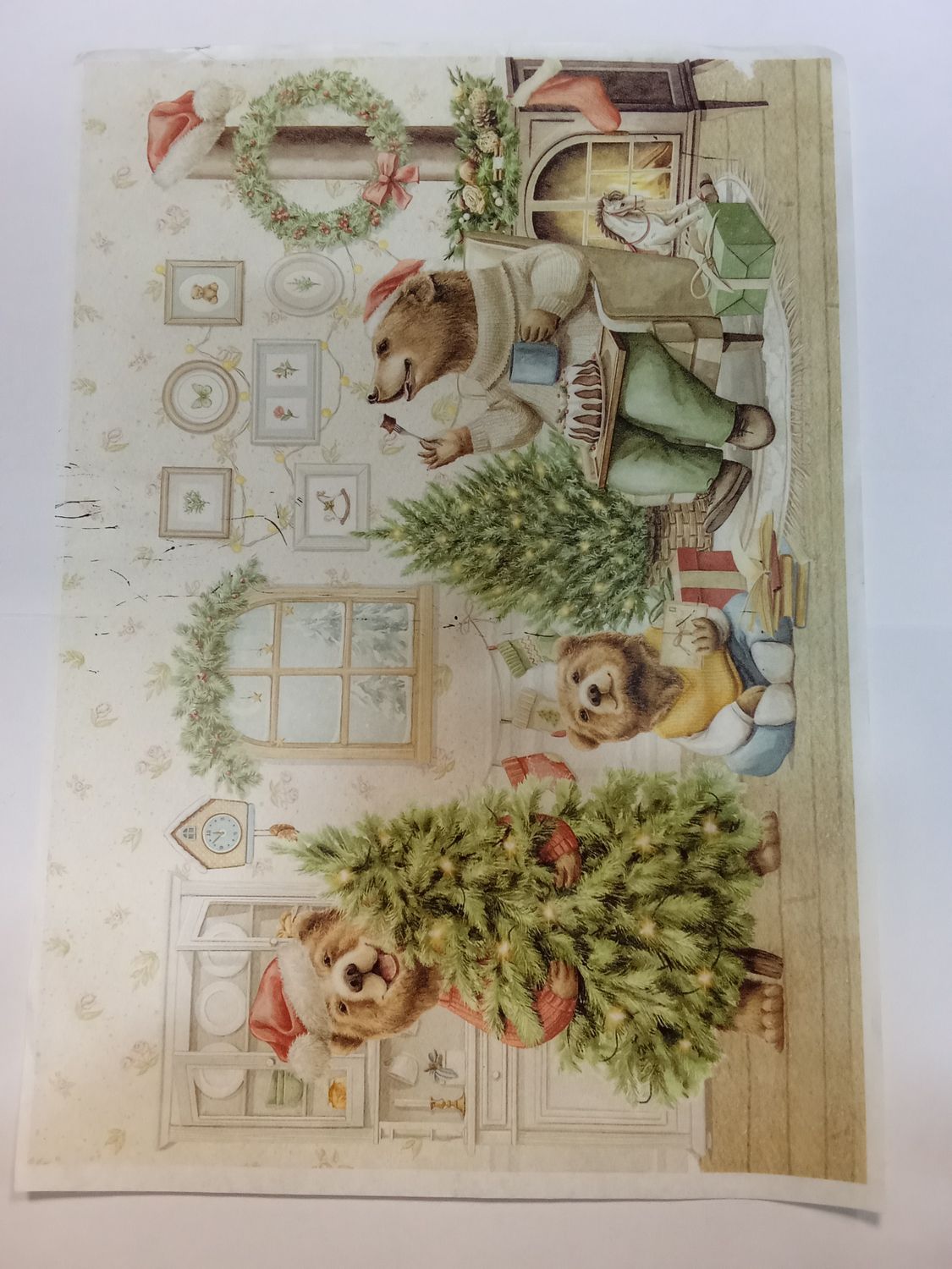 декупажная карта А4 