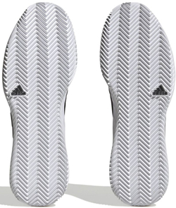 Мужские кроссовки теннисные Adidas Adizero Ubersonic 4.1 Clay - core black/cloud white/grey four