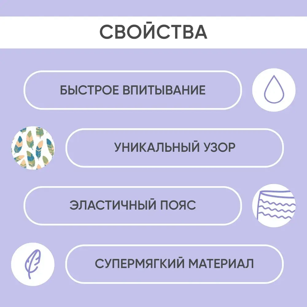 Трусы впитывающие для взрослых дневные Beside, р.XL 4 капли