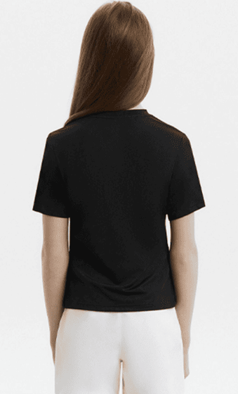 Футболка для девочек 7/6 Mia T-shirt - Black