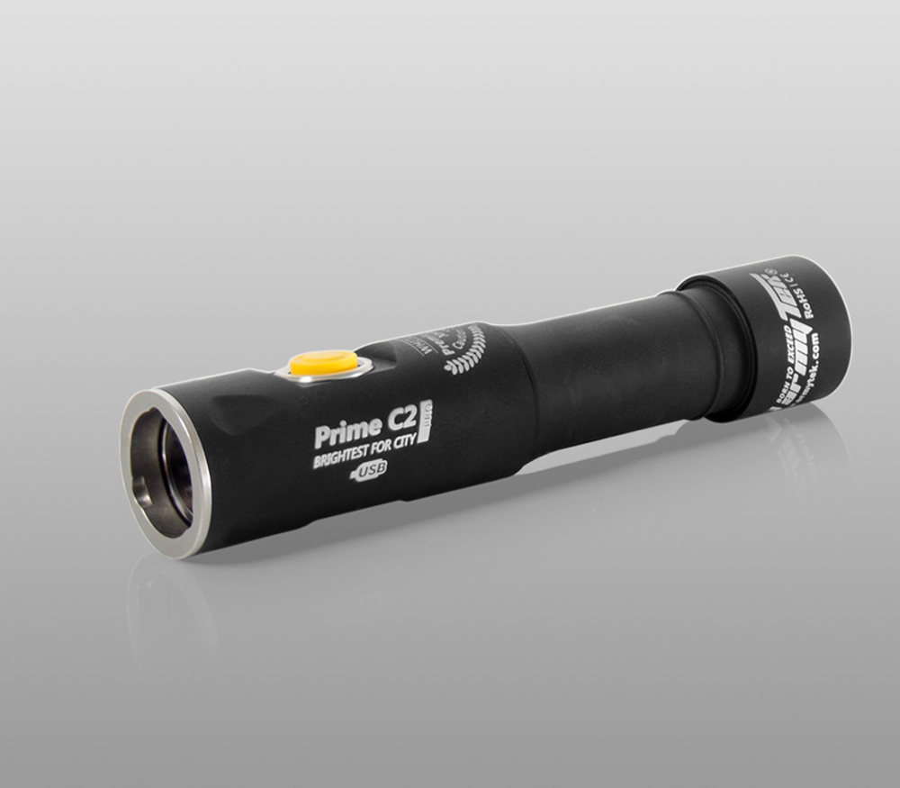 Фонарь светодиодный Armytek Prime C2 Pro Magnet USB+18650 XHP35, 1950 лм, теплый свет, аккумулятор