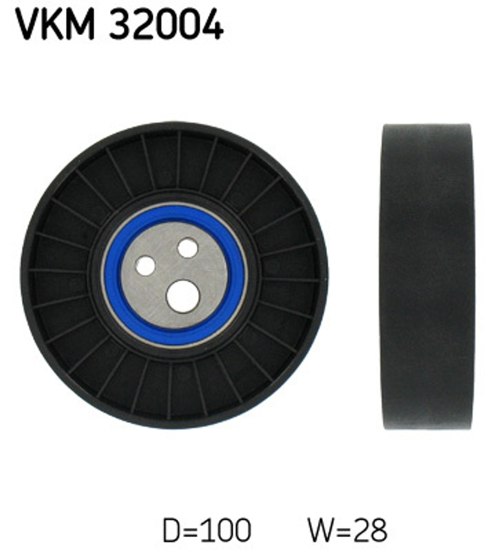 SKF - VKM32004-SKF - Deflection/Guide Pulley, V-ribbed belt - Povrat artikla narucenog iz Njemacke nije moguc.
