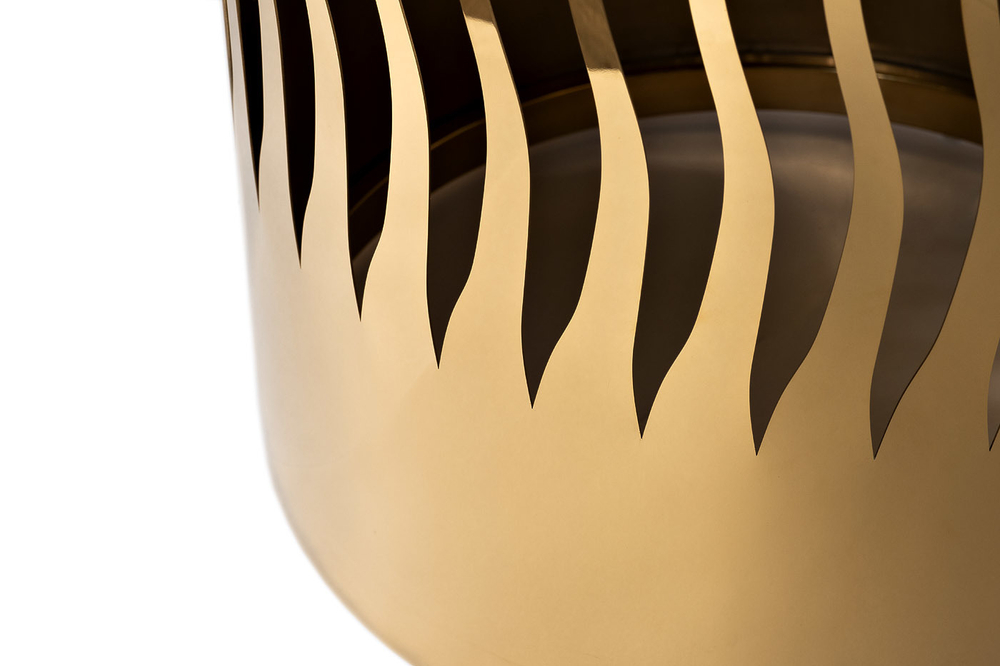 Стол  журнальный Garda Decor Wave GY-ET8149GOLD