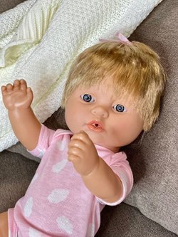 Кукла BERJUAN виниловая 38см Newborn (17057)