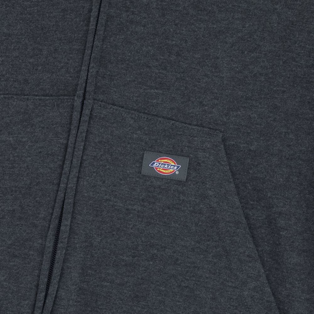 Худи Dickies Fleece Full Zip Hoodie (dark heather)