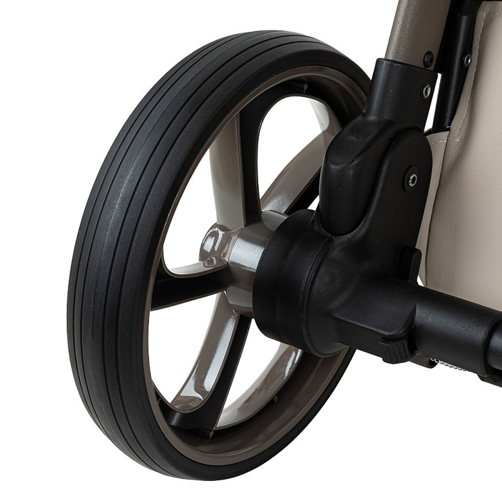 Детская коляска Pituso Sole Leather 2 в 1 PMPL/02 Latte