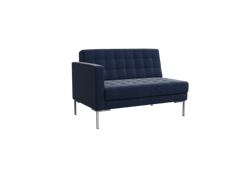 Форест Секция с подлокотником двухместная FR-SP-02 (R) Kardif 028/Металл Серый 1270*800*840