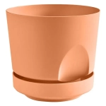 Кашпо Тренд (0,8л.) Цв. Карамельный (Арт. КШ-4158)