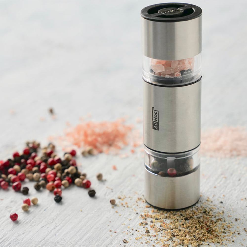 Мельница двусторонняя для перца и соли 11см AdHoc Duomill Mini
