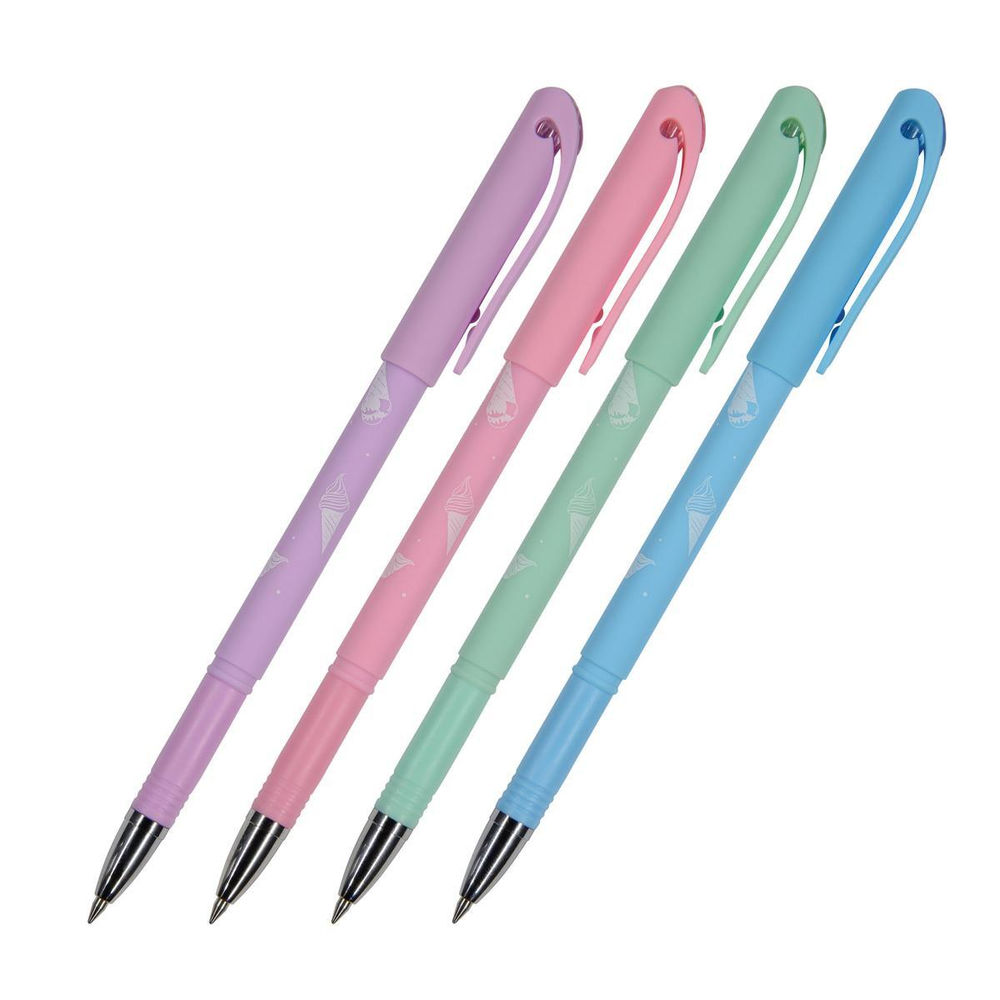 Ручка шарик 0,5мм. синяя со стираемыми чернил "DeleteWrite Art. Мороженки" в ассорт. (Альт)