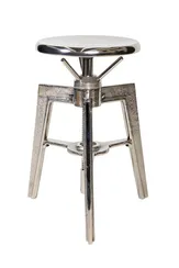 Кофейный столик/стул "Лофт 1" Серебро