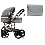 Коляска-трансформер Luxmom 510 2в1 Серый