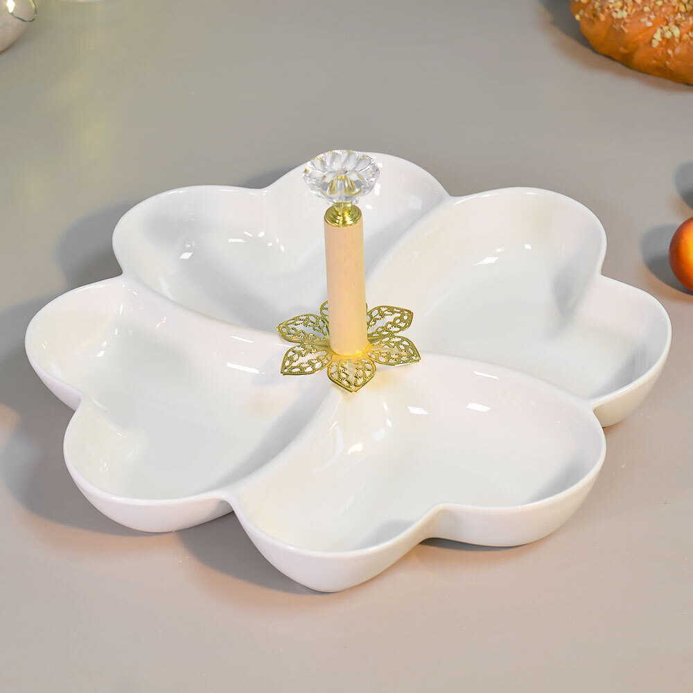 Менажница 4-х секционная 25см ZD20202