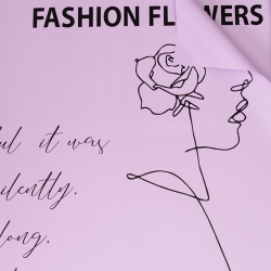 ЛИСТ  "Модные цветы" 58*58/10шт