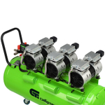 Компрессор безмаслянный малошумный МБ 2250/100, 2250 Вт, 100л, 400 л/мин Сибртех