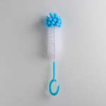 1269146 Ёршик для посуды с губкой, 6,5×33 см, цвет МИКС