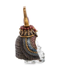 Veronese WS-1030 Флакон «Египетский головной убор на стеклянном черепе»