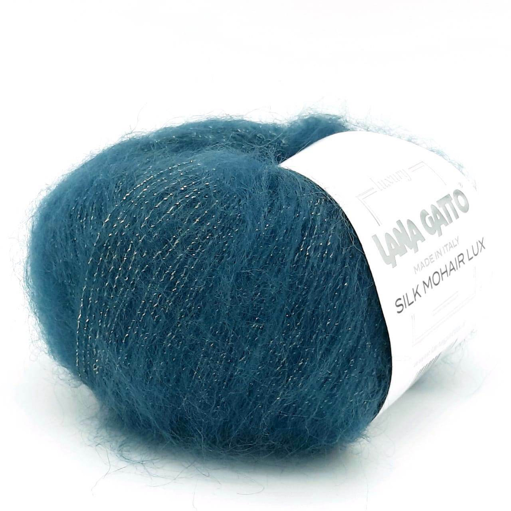 Lana gatto Silk mohair LUX (14527/петрольный)