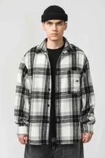 Рубашка Codered Harbor Wide Молочный/Черный/Серый