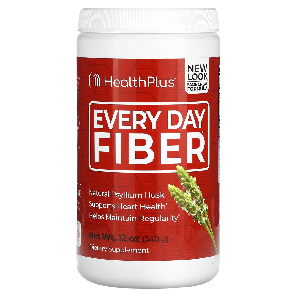 Health Plus, каждый день, клетчатка, 340 г (12 унций)