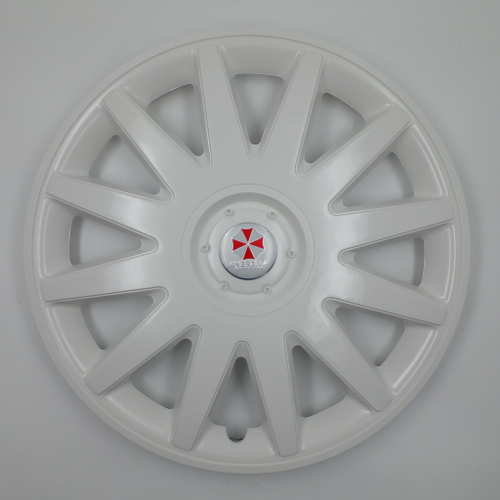 Колпаки на колеса с эмблемой Umbrella Corporation R16 белые 4 шт