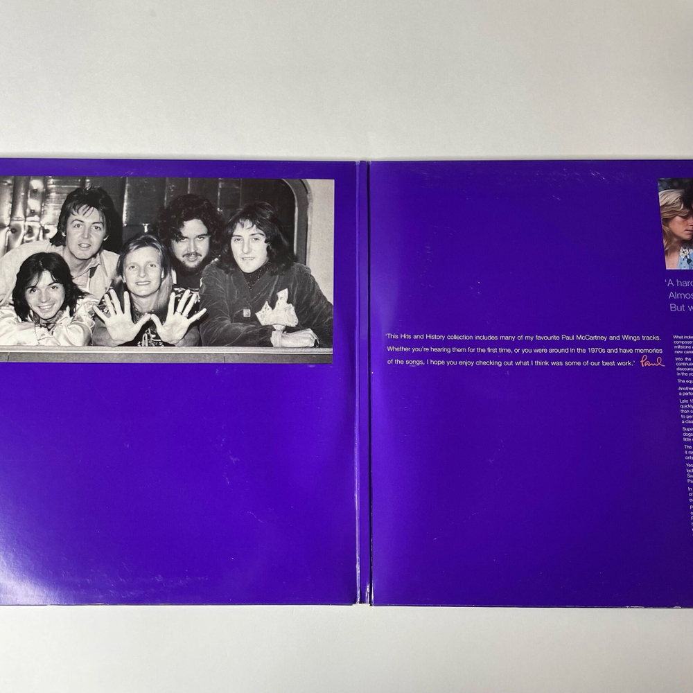 Винтажная виниловая пластинка LP Сборник Paul McCartney Wingspan Hits And History (UK 2001) Band On The Run