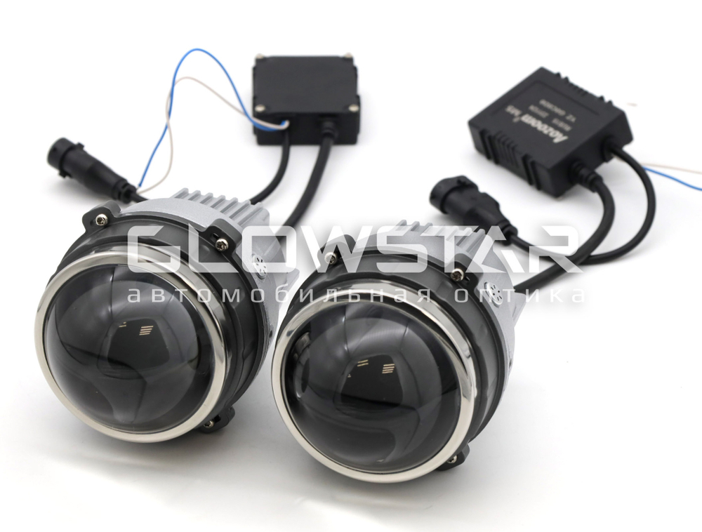 Билед ПТФ модули Aozoom M5 2024, 3.0 дюйма, ближний/дальний (комплект, 2шт)