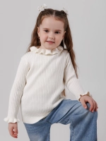 Джемпер для девочки с воланами