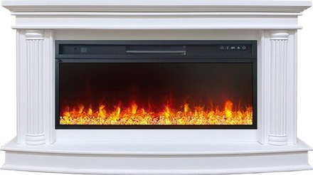 Каминокомплект Rome  - Белый с очагом Vision 42 LED