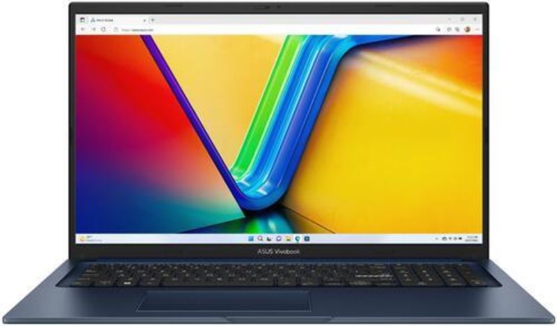 Ноутбук 17.3" ASUS Intel Core i5-1235U 1.3 ГГц 16 ГБ DDR4 Intel Iris Xe Graphics Vivobook 17 X1704ZA
