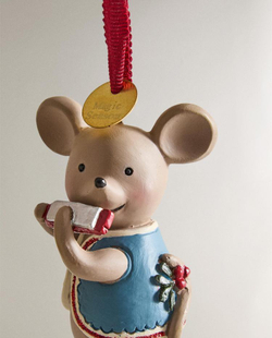 ZARA HOME НАБОР ЕЛОЧНЫХ УКРАШЕНИЙ «МУЗЫКАЛЬНЫЕ МЫШИ» (НАБОР ИЗ 3 ШТУК), РАЗНОЦВЕТНЫЙ