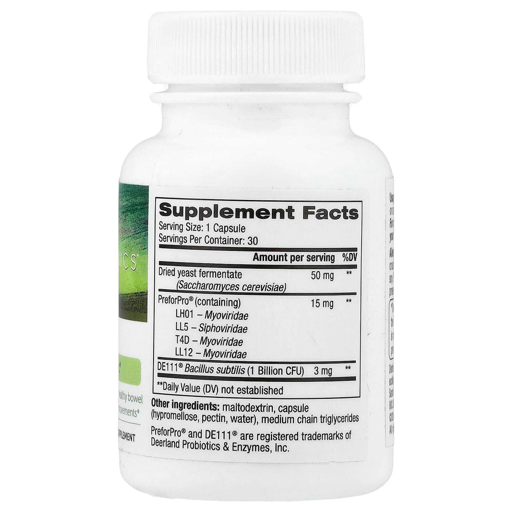 Econugenics, PowerBiotic, 30 вегетарианских капсул