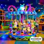 Электрическая карусель детская 4KIDS "Морской праздник"