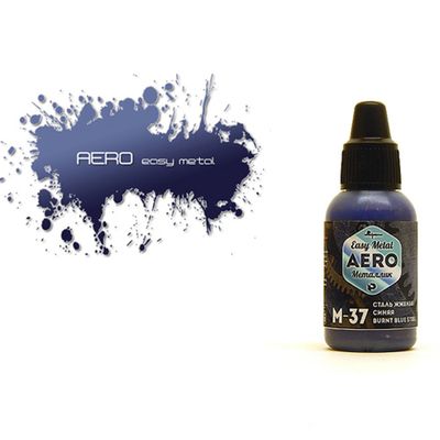 P-M37 Краска Pacific88 Сталь Жженая Синяя (Burnt Blue Steel) укрывистый, 18мл