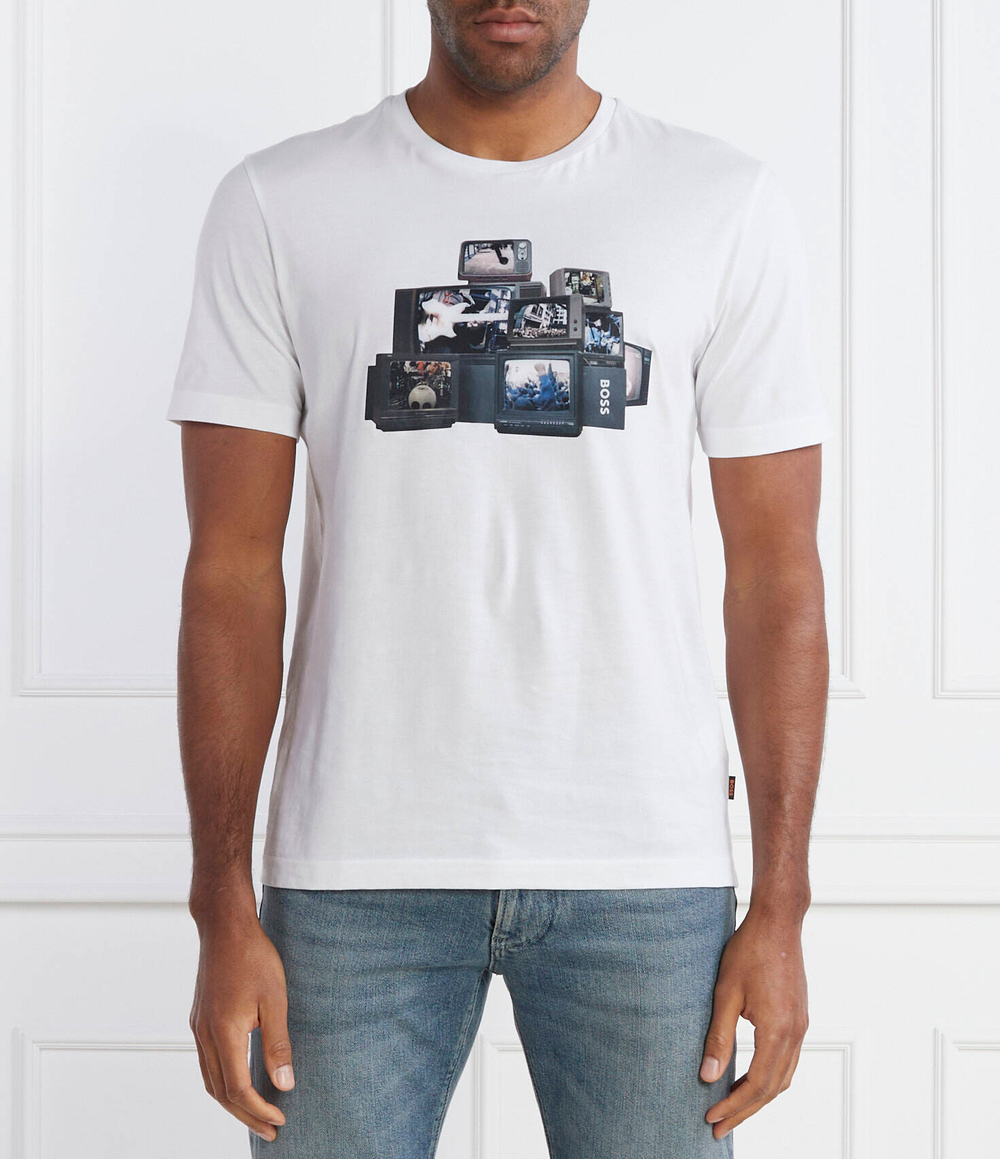 Футболка TeeMushroom BOSS ORANGE - белый(50509892)