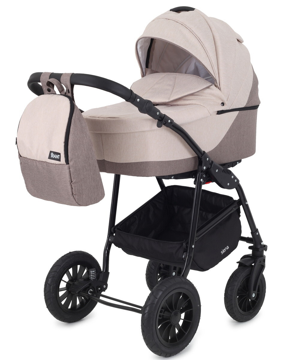 Детская коляска Rant Siena New 2 в 1 09 коричневый-бежевый