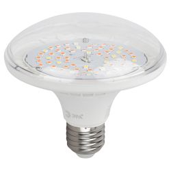 Фитолампа для растений светодиодная ЭРА FITO-18W-Ra90-E27 полного спектра 18 Вт Е27 | Фитолампы Е27