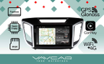 Магнитола для Hyundai Creta 2016-2021 (рамка 9) - Vaycar VA23-9407-2K на Android 13, 8-ядер, 2K QLED, ТОП процессор, CarPlay,4G SIM-слот