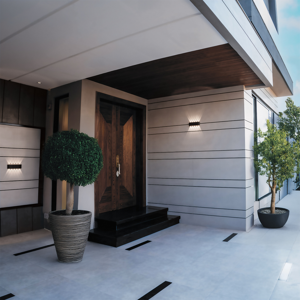 343057 Светильник GEMMA 10х1W LED 1100LM G ЧЕРНЫЙ 4000K IP65