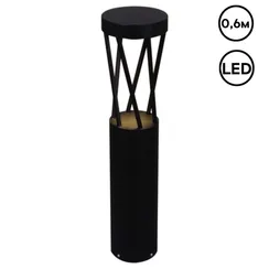 09973-0.7-001KT 0,6M LED12W BK фонарь