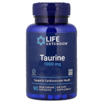 Life Extension, Таурин, 1000 мг, 90 вегетарианских капсул