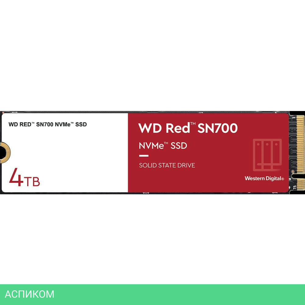SSD диск WD Red SN700 4TB (WDS400T1R0C)