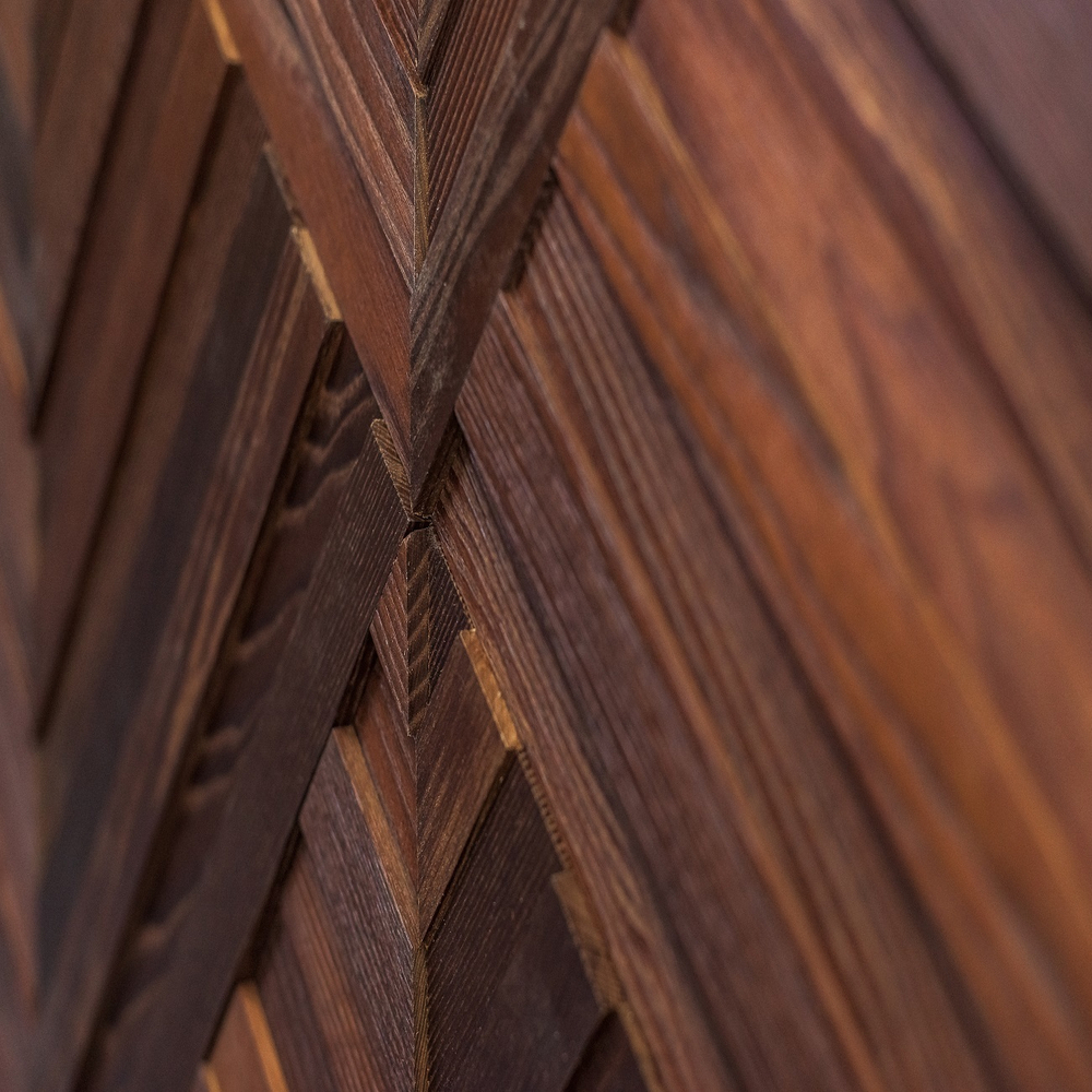Деревянная мозаика для стен Wood Mosaic Колос