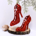 Подвеска «Туфли» 10 см (набор 2 шт), красный