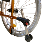 Мега-Оптим Mega-220 с литыми задними колесами (до 135 кг), Кресло-коляска с ручным приводом для лиц с большим весом комнатная (для инвалидов и детей-инвалидов), код ФСС 07-01-07