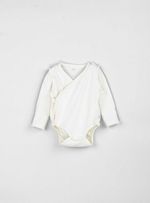 Боди-кимоно с наружными швами "Молоко" 0+