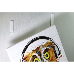 Застежки СИЛА SHS-P10S-W4 S малые с технологией бесследного удаления 4 пары нагрузка на пару 1 кг