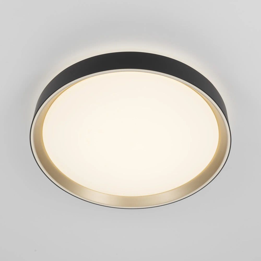 Citilux BOSS CL751351G LED RGB Светильник с пультом Чёрный с Золотом